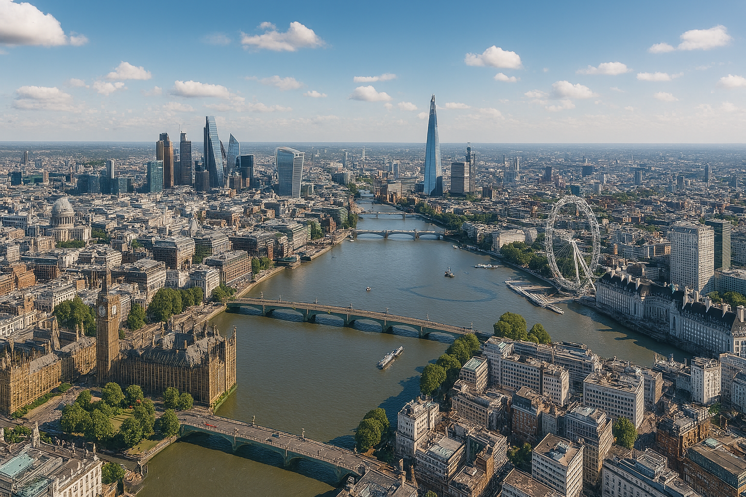 Artistic London Sky View
