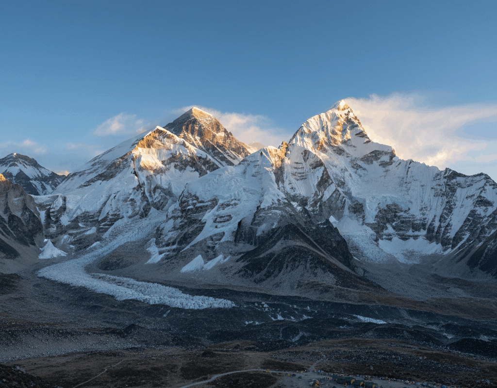 Breathtaking View from Everest South Base Camp