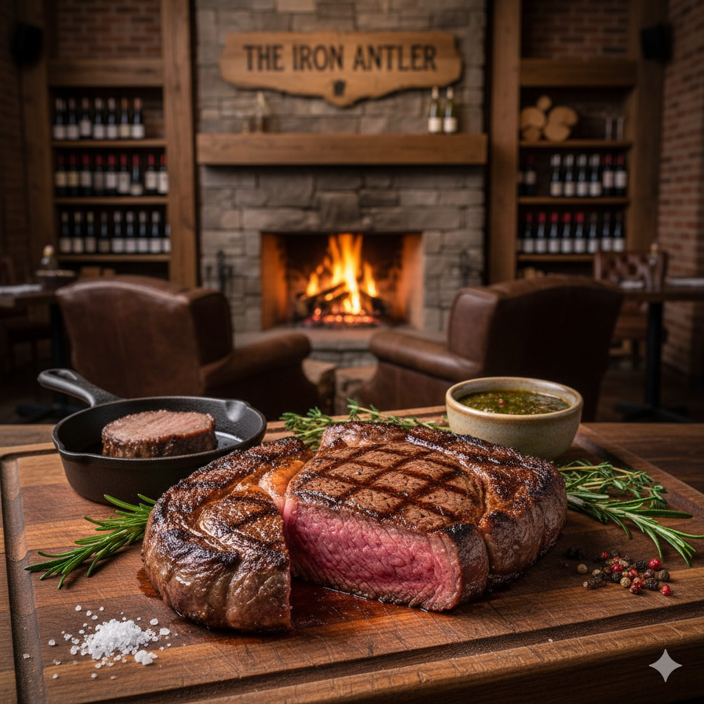 The Iron Antler's Signature Steak