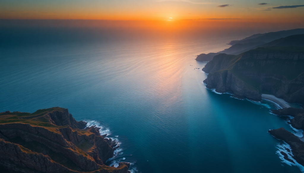 Golden Hour Coastline