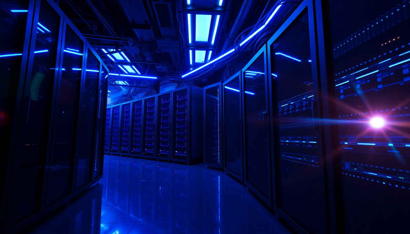 Futuristic Server Room